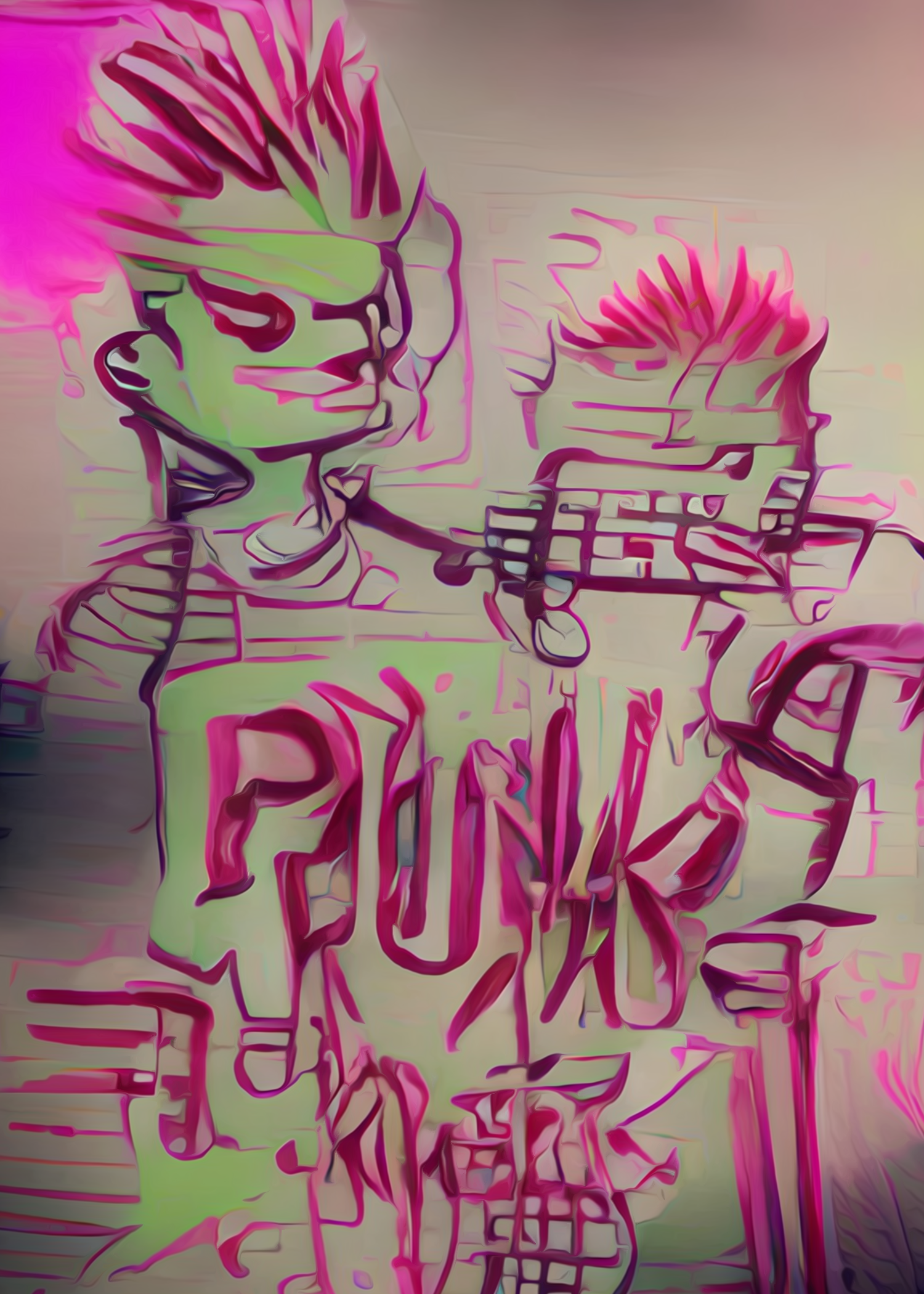Scribbled Punk #8