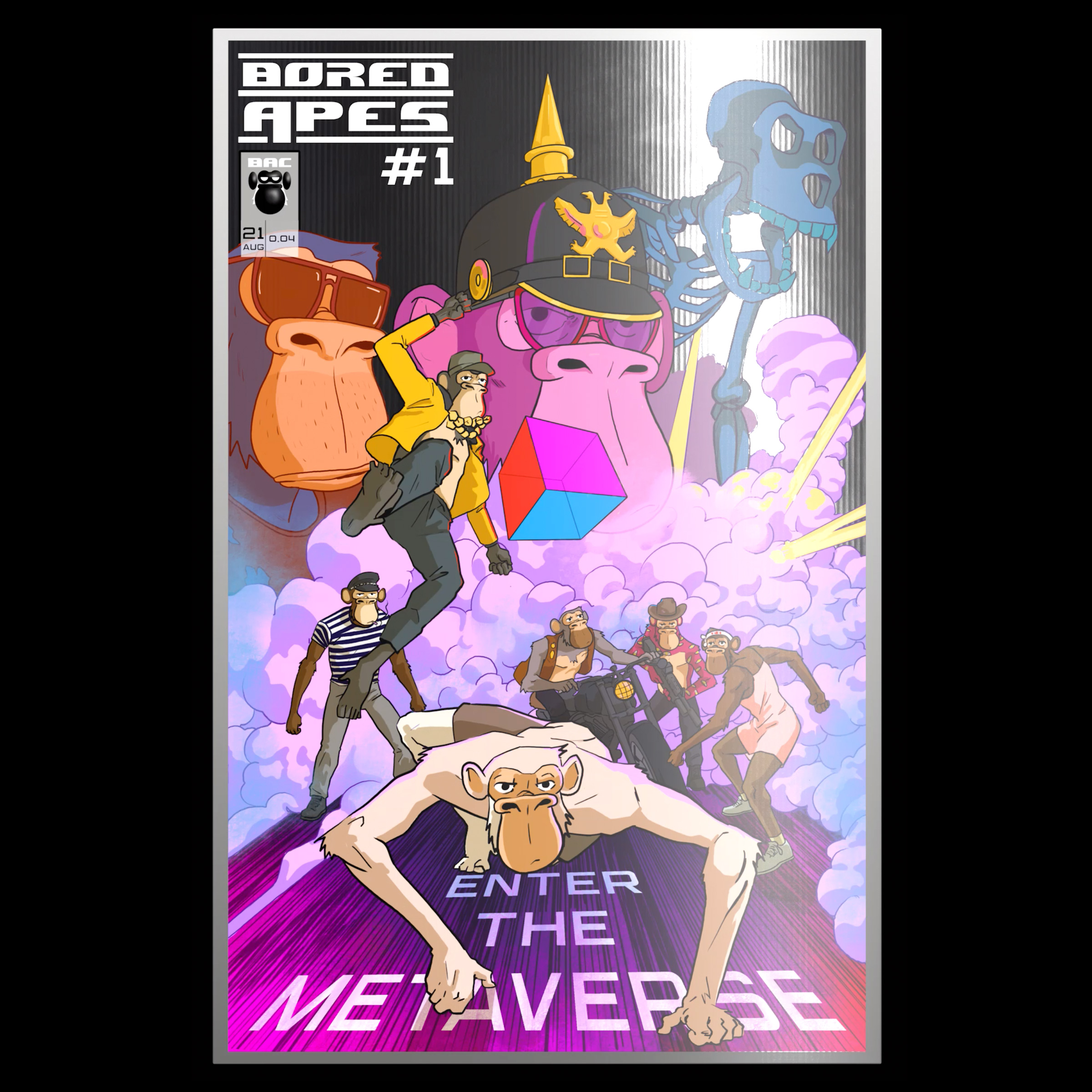 Bored Ape Comic #1: Silver, ID: 9107