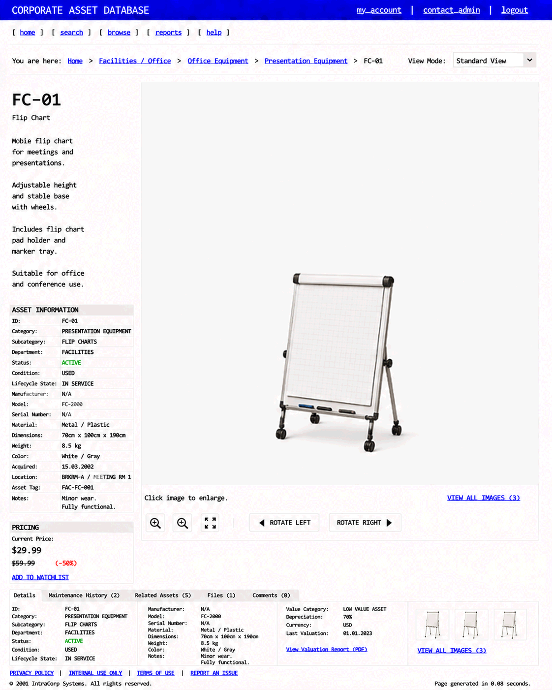 ITEM #208, FC-01