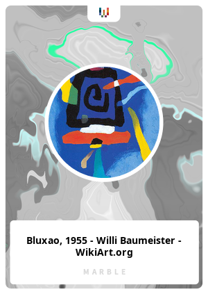 Bluxao, 1955 - Willi Baumeister - WikiArt.org