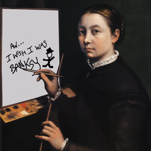 Nice try, Banksy!