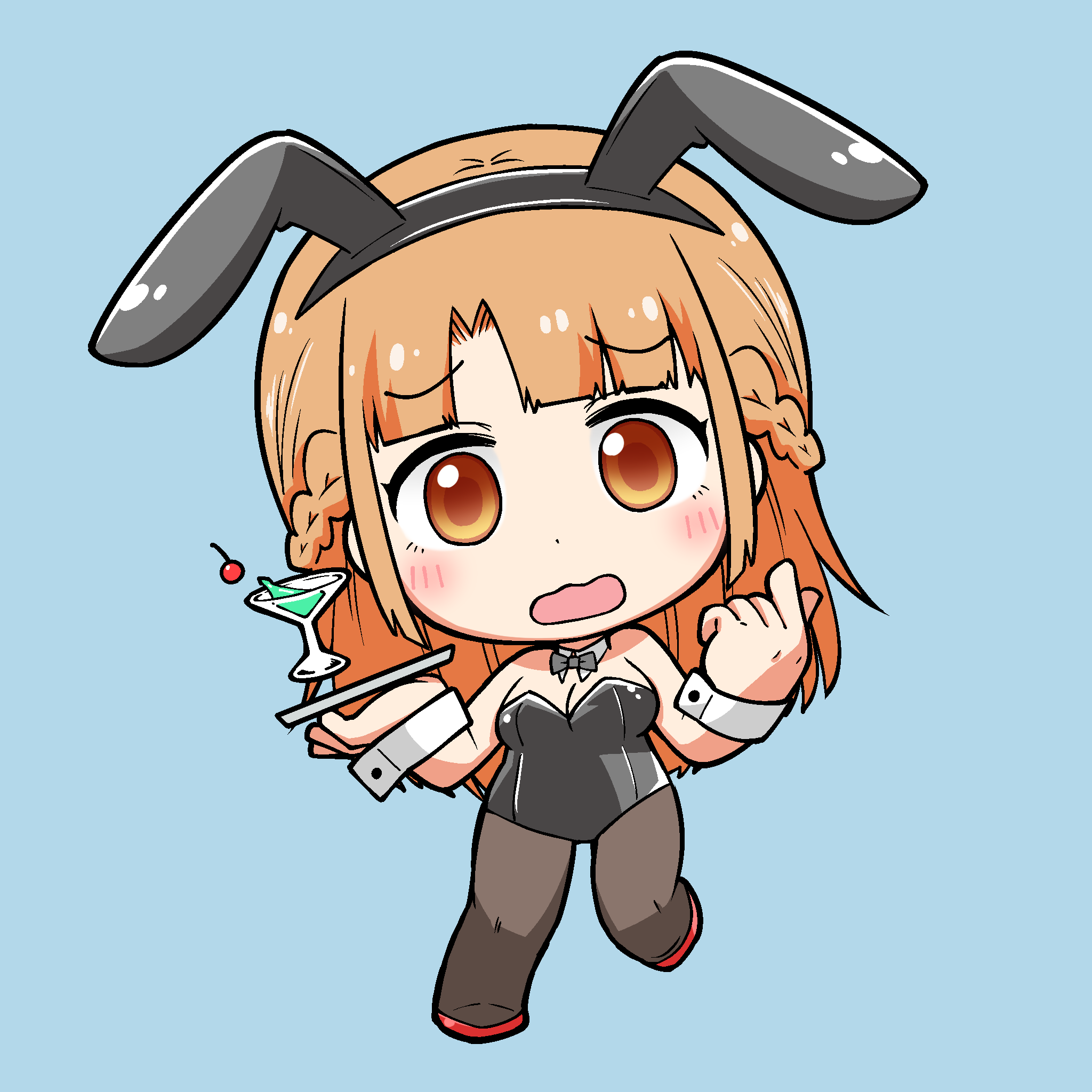 Tere QN! orange bunny girl #7723