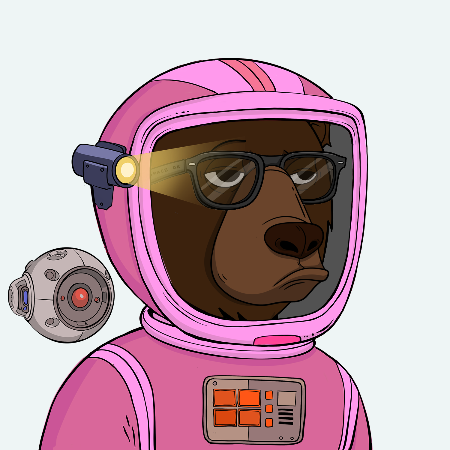 Okay Space Bear #3504