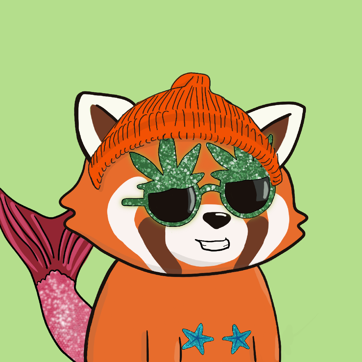 Okay Red Panda #6697