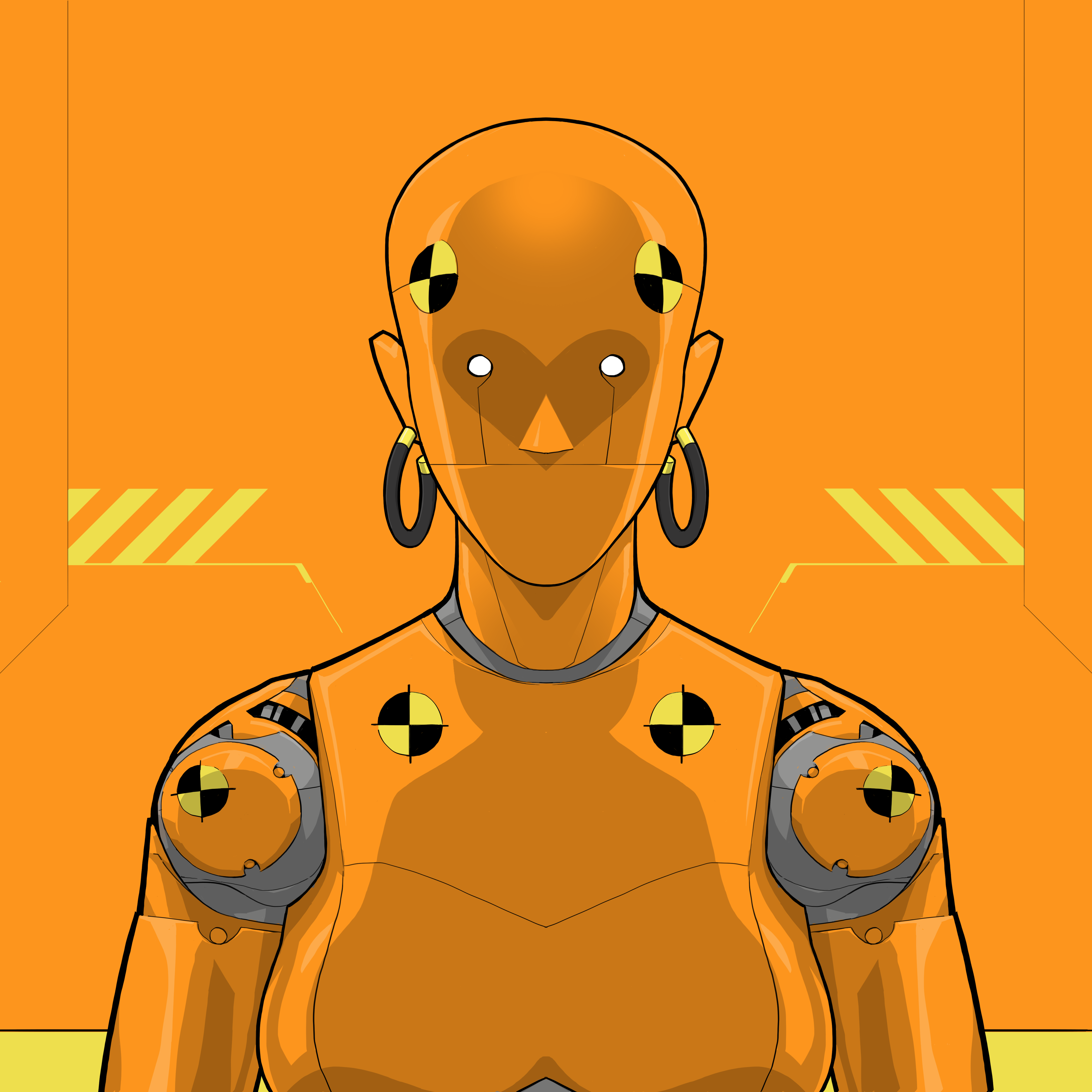 Earrings: DOOR KNOCKERS
