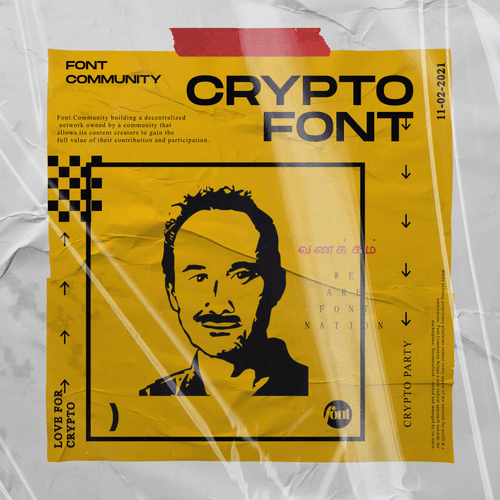 Crypto Font - )