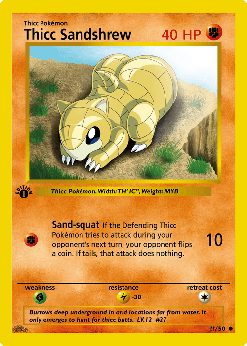 Thicc Sandshrew