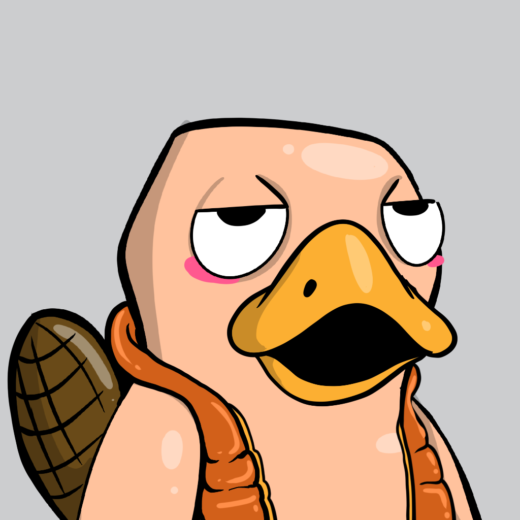 Perky Platypus  #3633