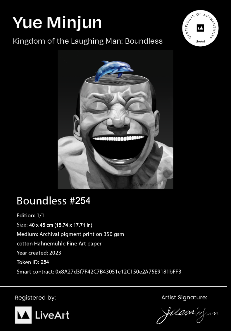 Certificate of Authenticity for Boundless NFT 254