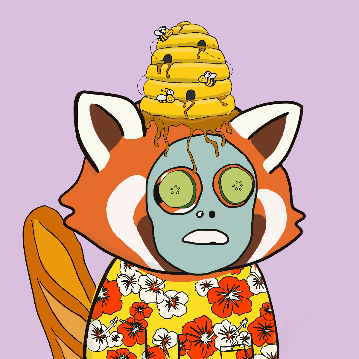 Okay Red Panda #7237
