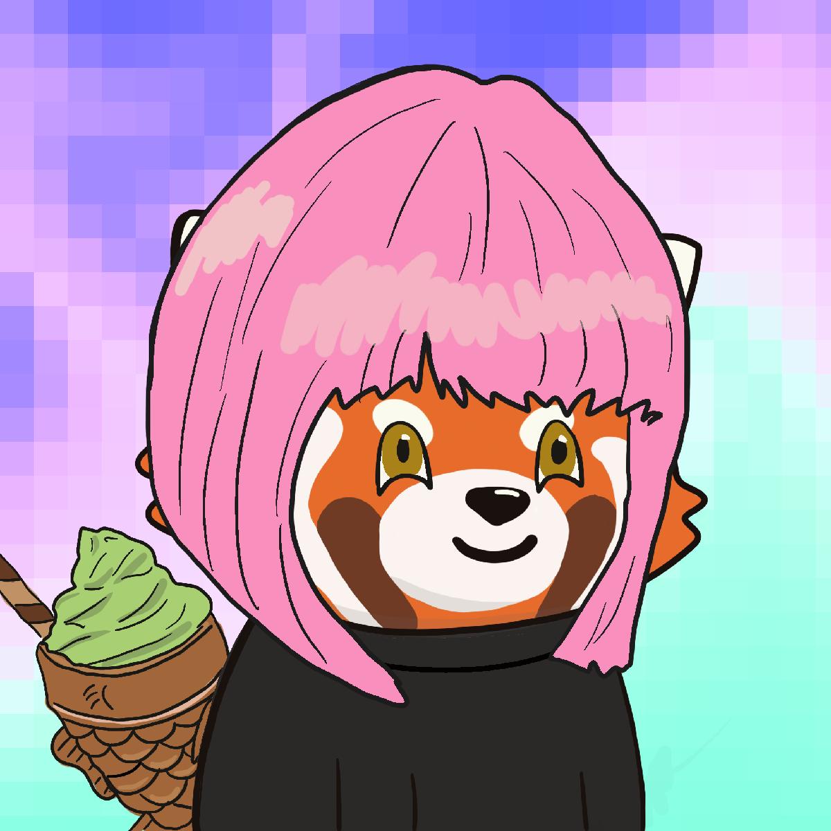 Okay Red Panda #7443