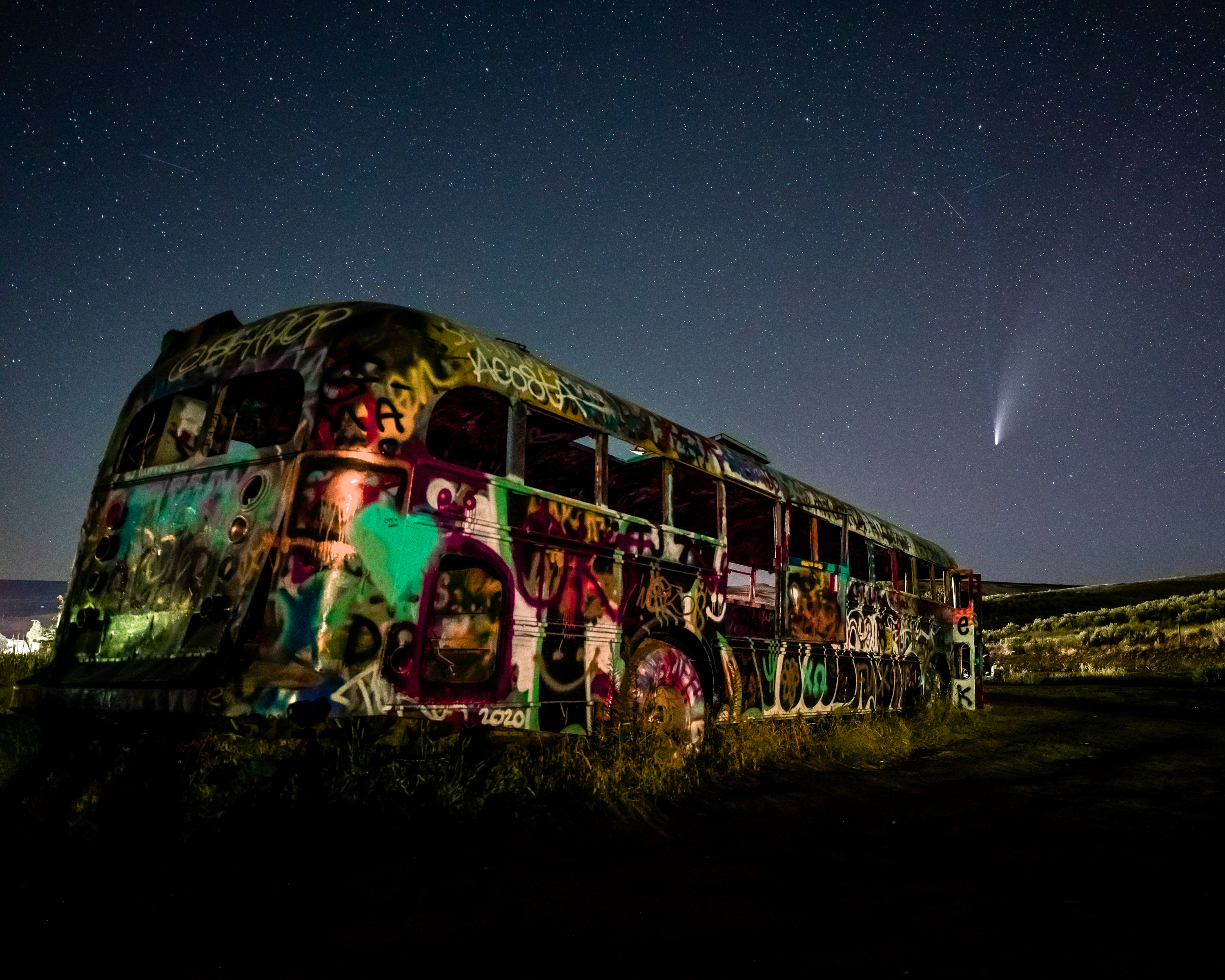 Neowise and That Bus