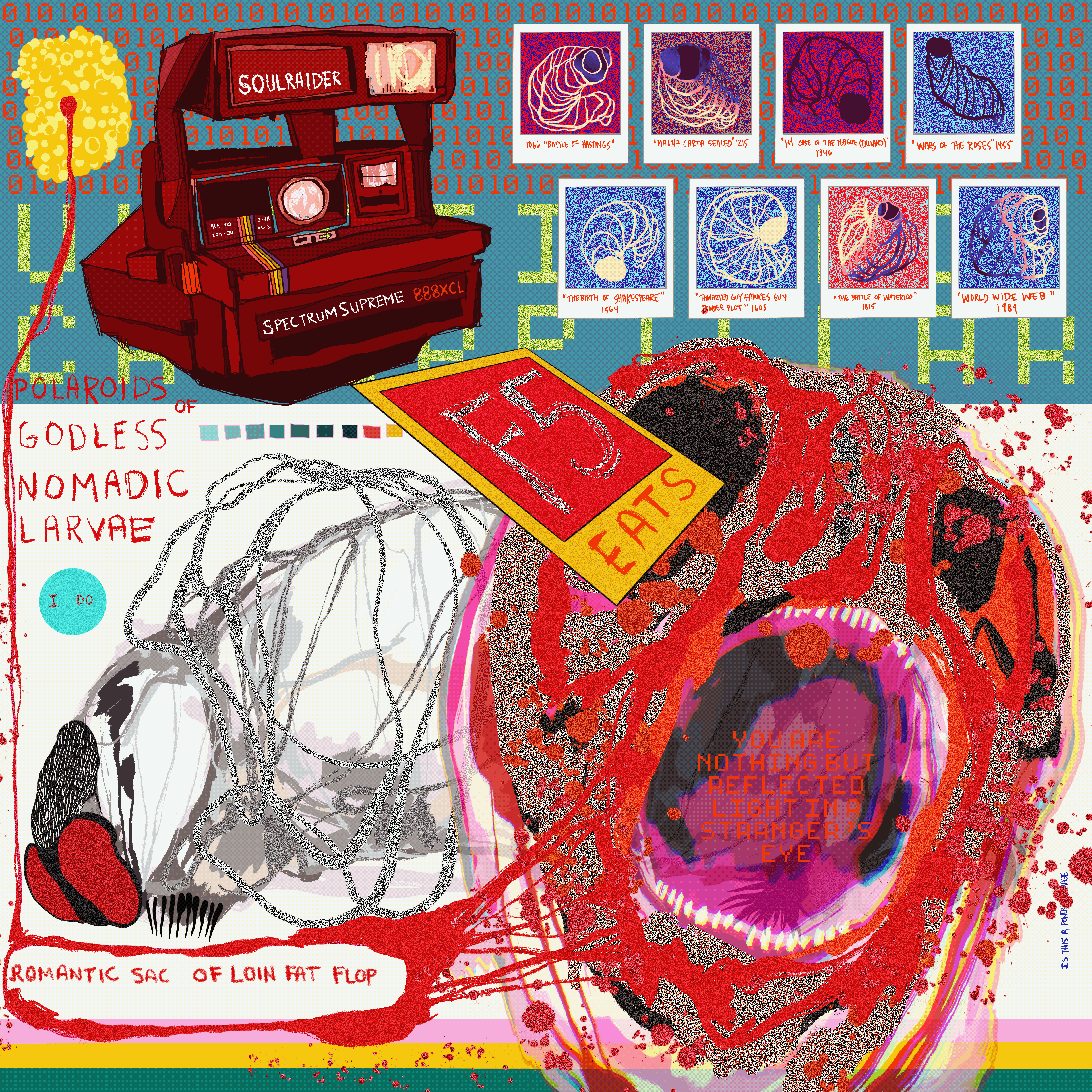 Polaroids of Godless Nomadic Larvae