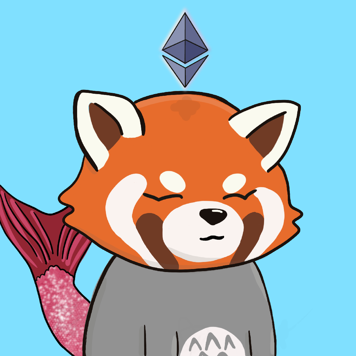 Okay Red Panda #7308