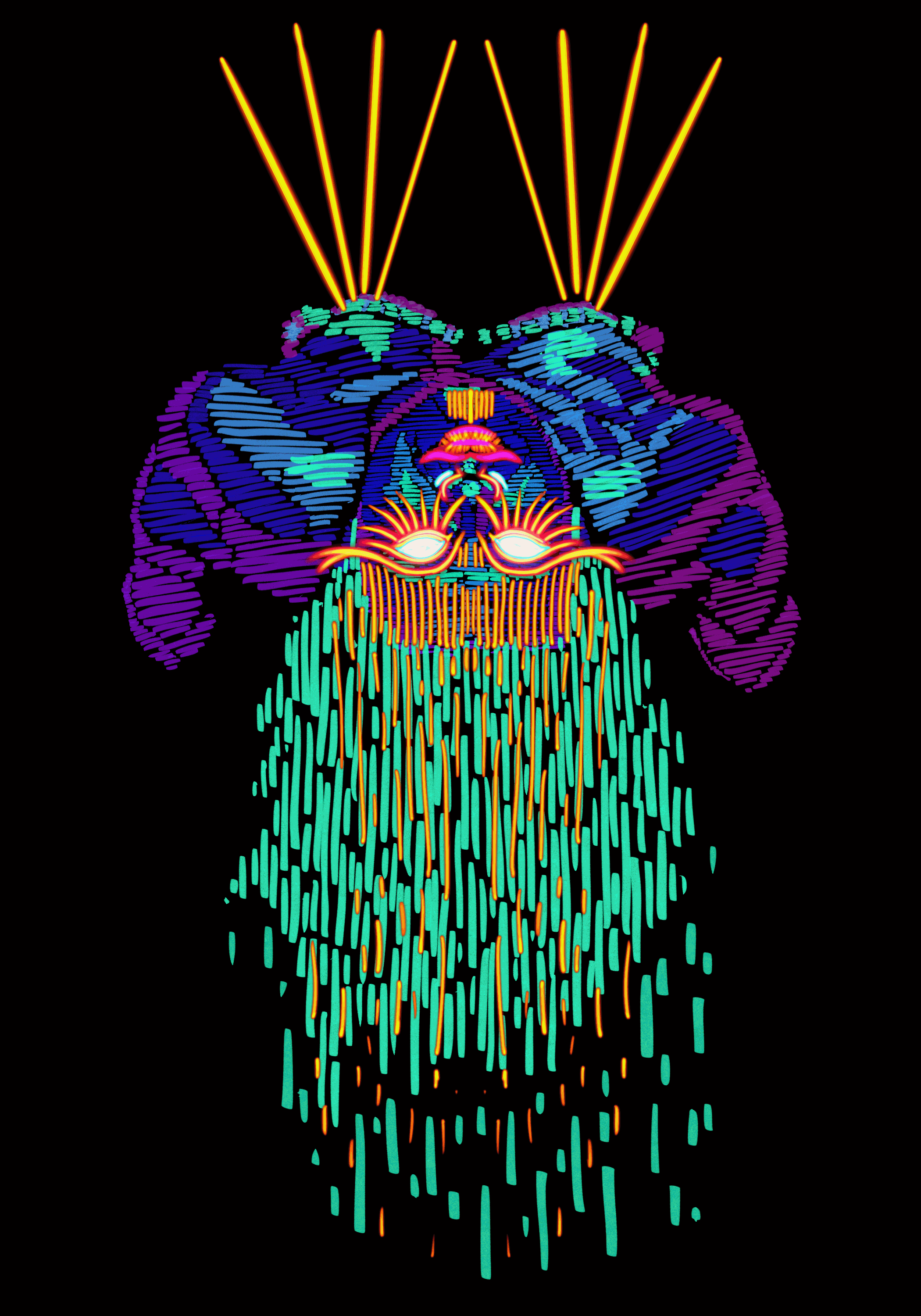 Neon Kumadori #25