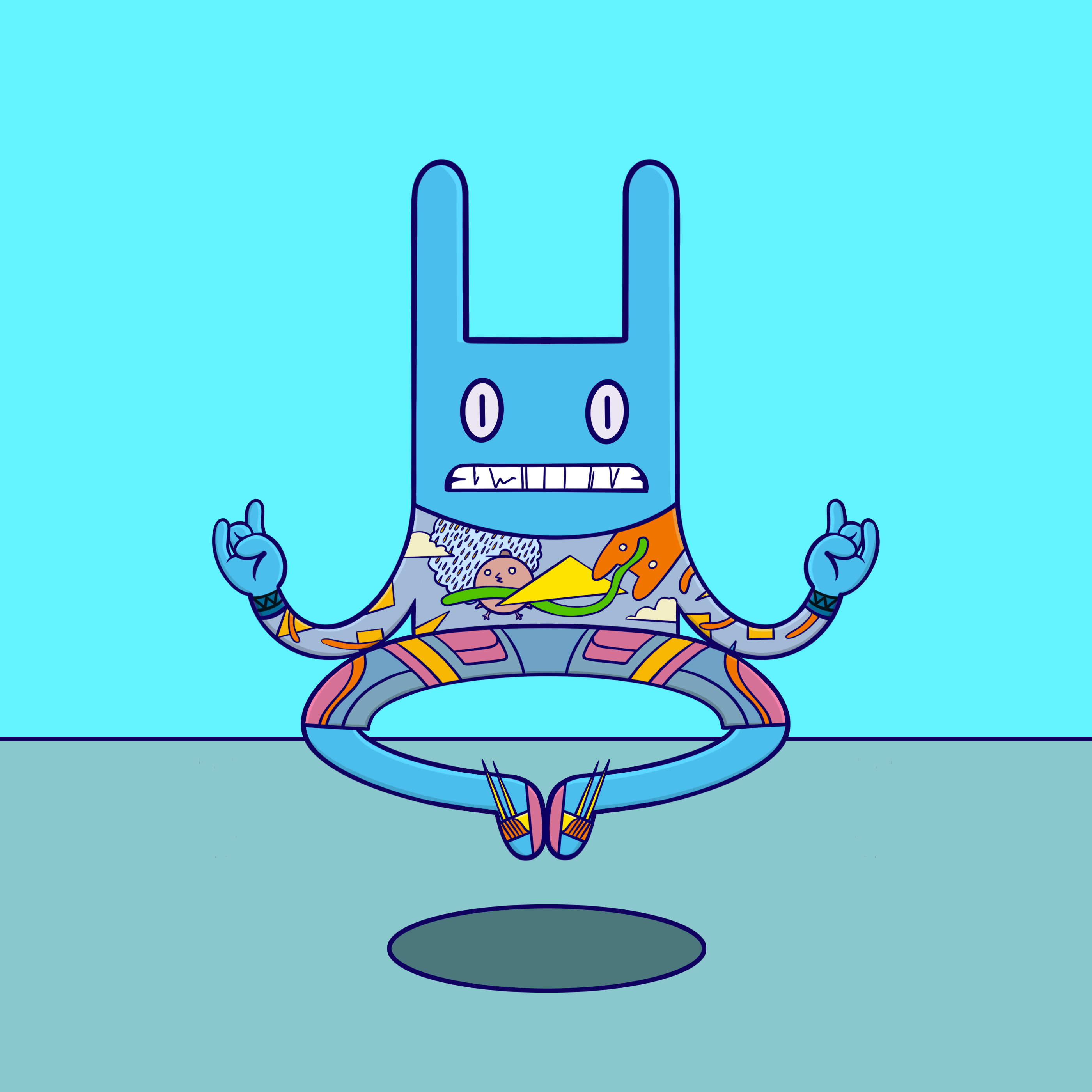 Meditation Rabbit #75