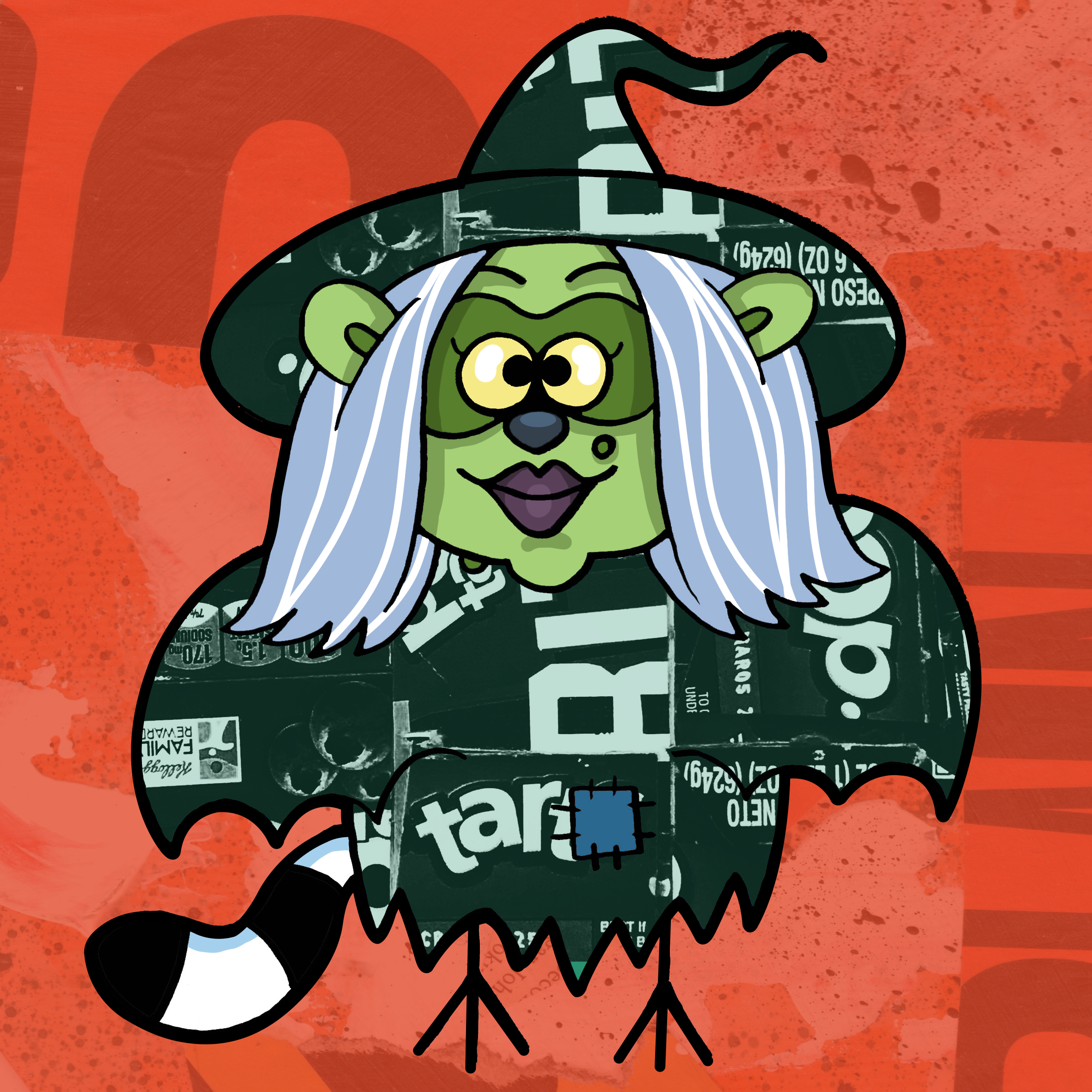 魔女 Majo Tanuki Bird