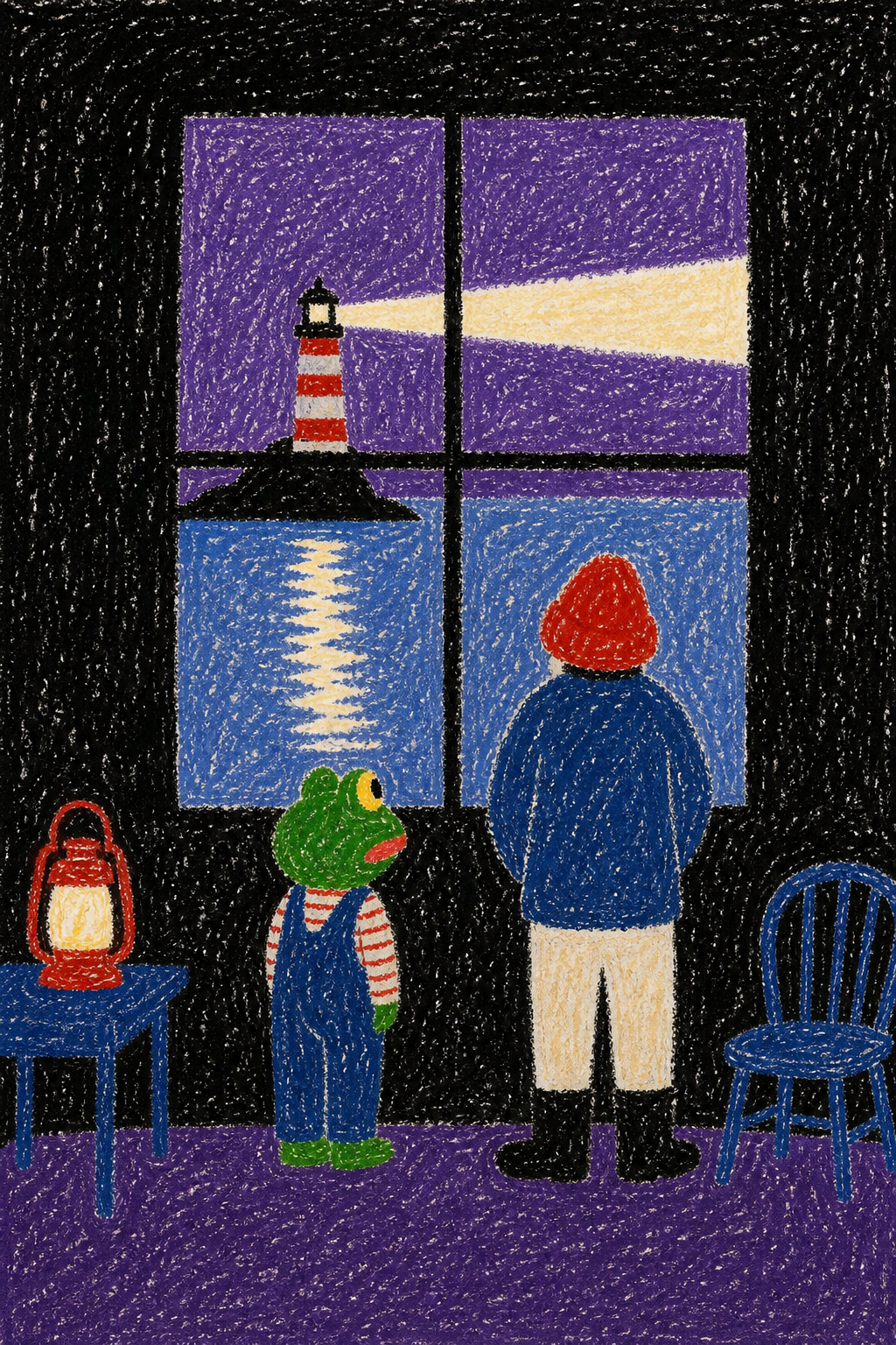 the other side of the window