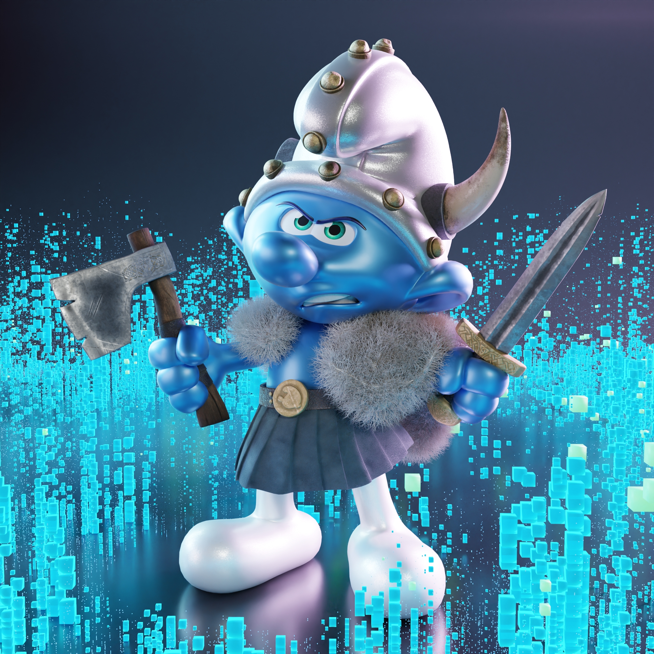 Legendary Smurf # 8307