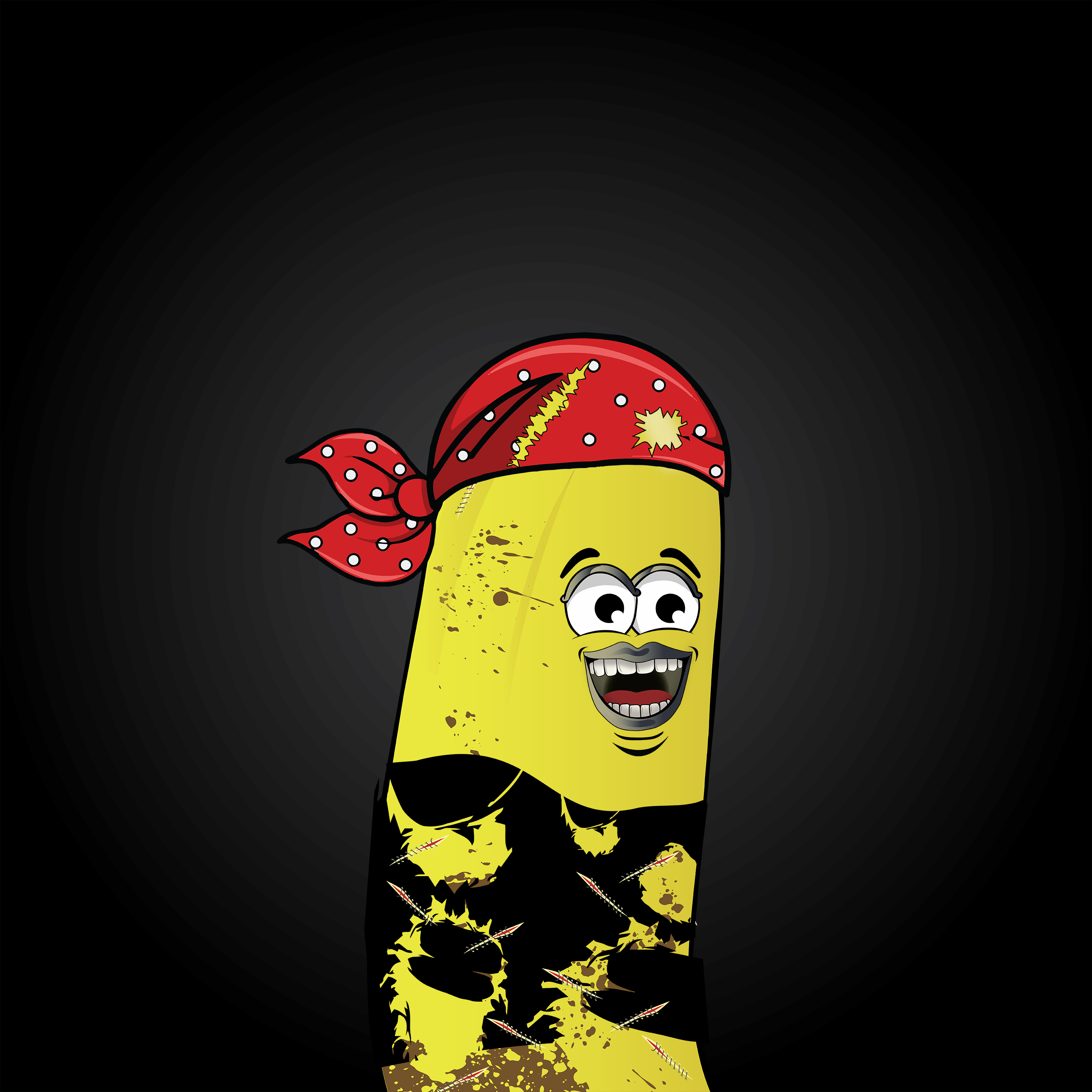 Zombie Banana Bunch #6363