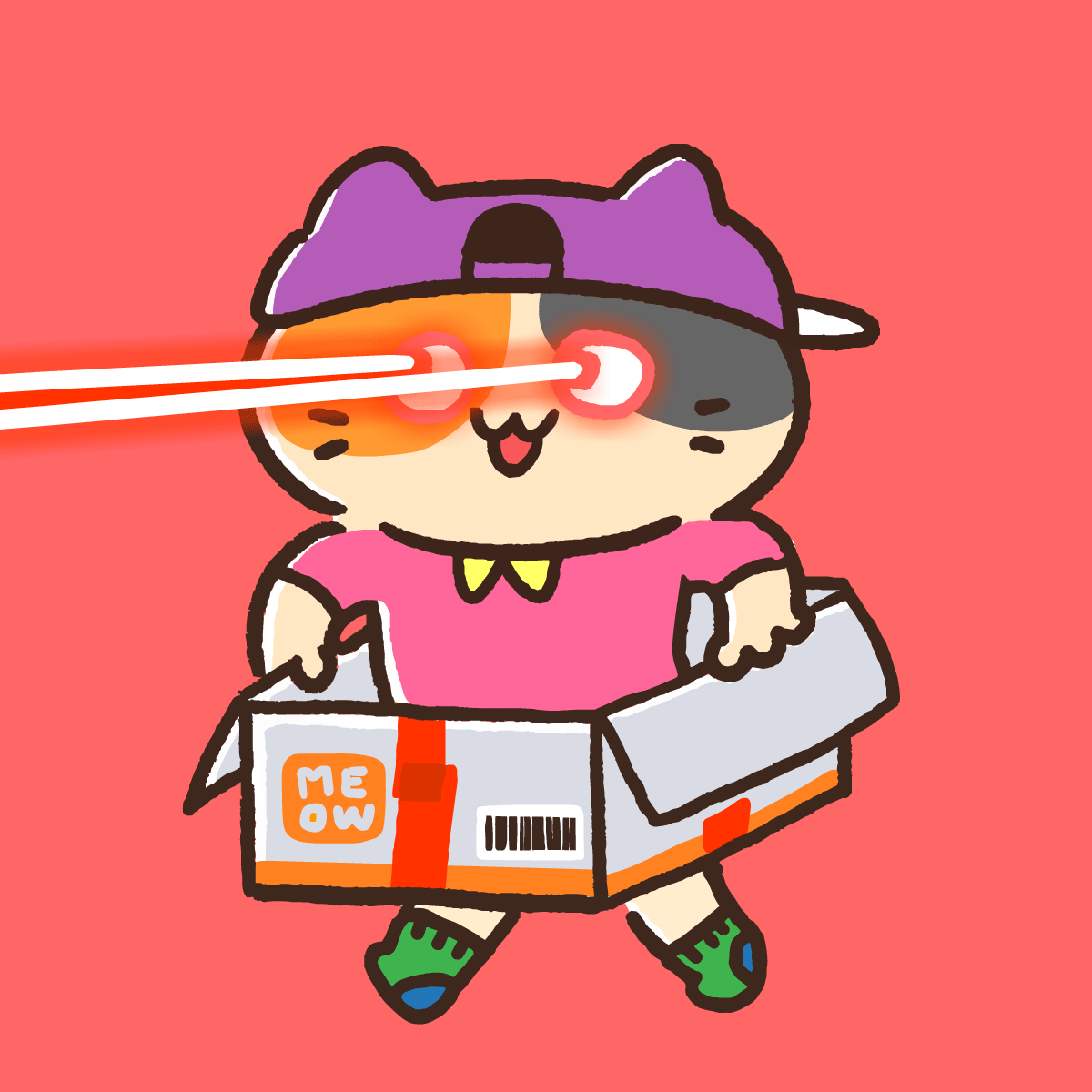 Running Box Cat #333