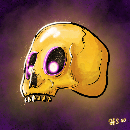 Almost Fancy Skull #50 (illska)