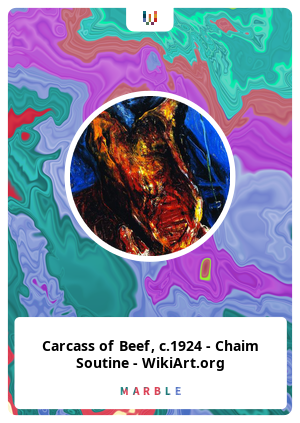 Carcass of Beef, c.1924 - Chaim Soutine - WikiArt.org