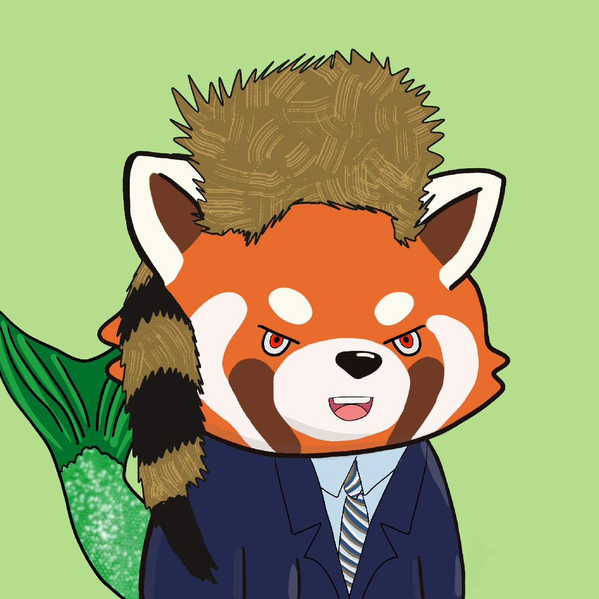 Okay Red Panda #6583