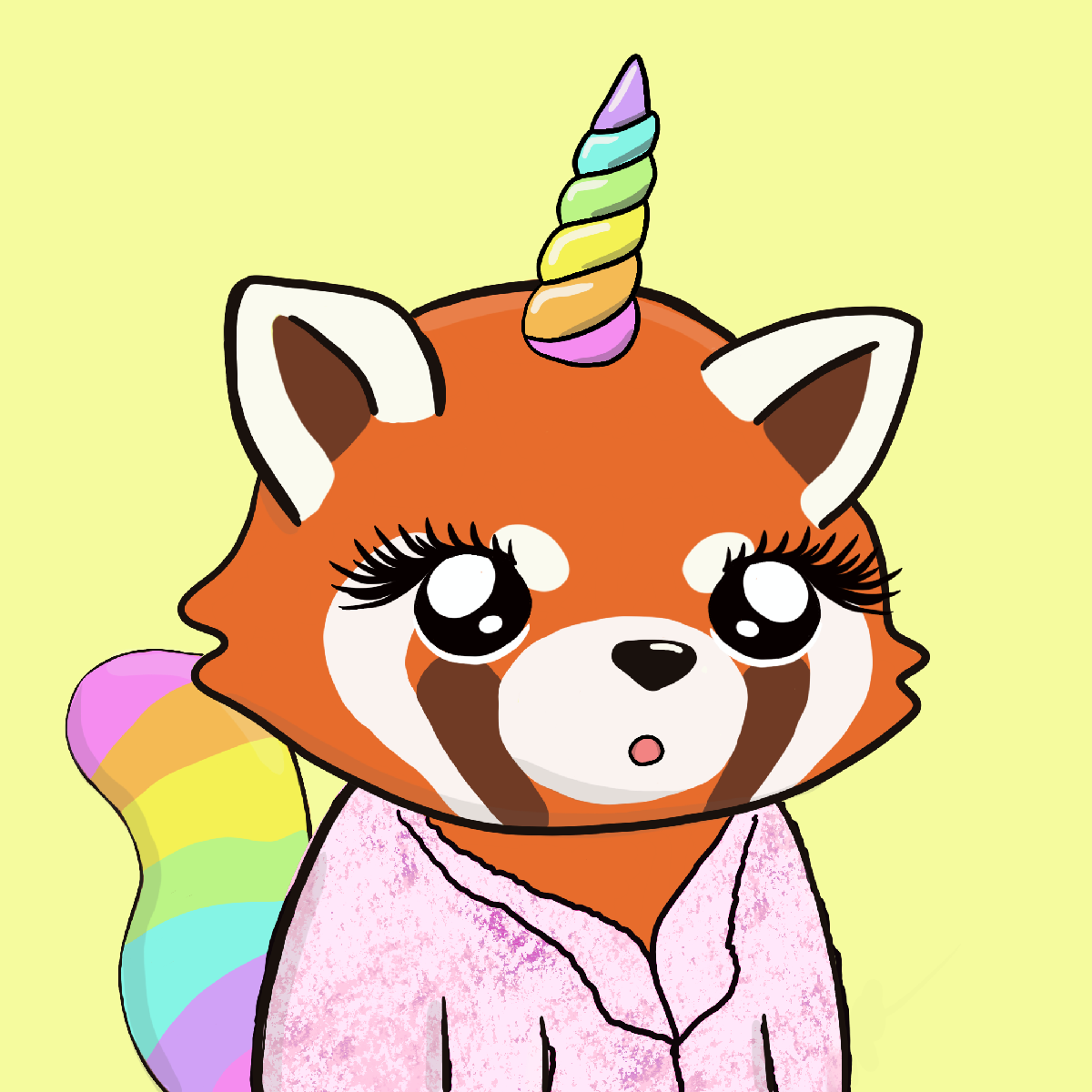 Okay Red Panda #7454
