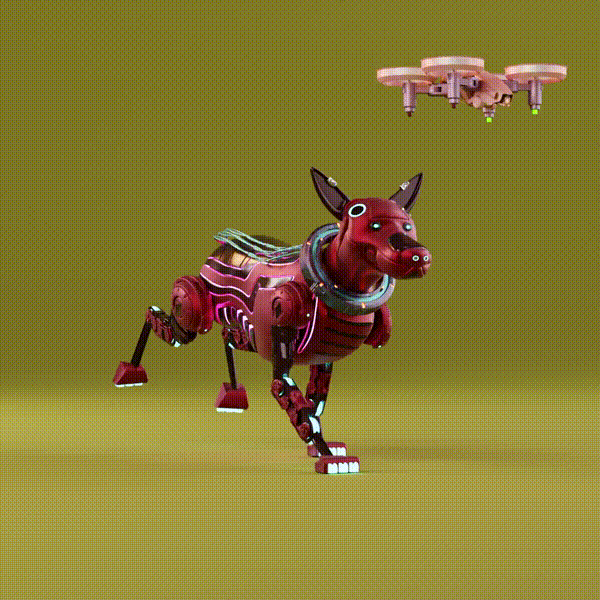 Beep Boop Robot Dogs #16152