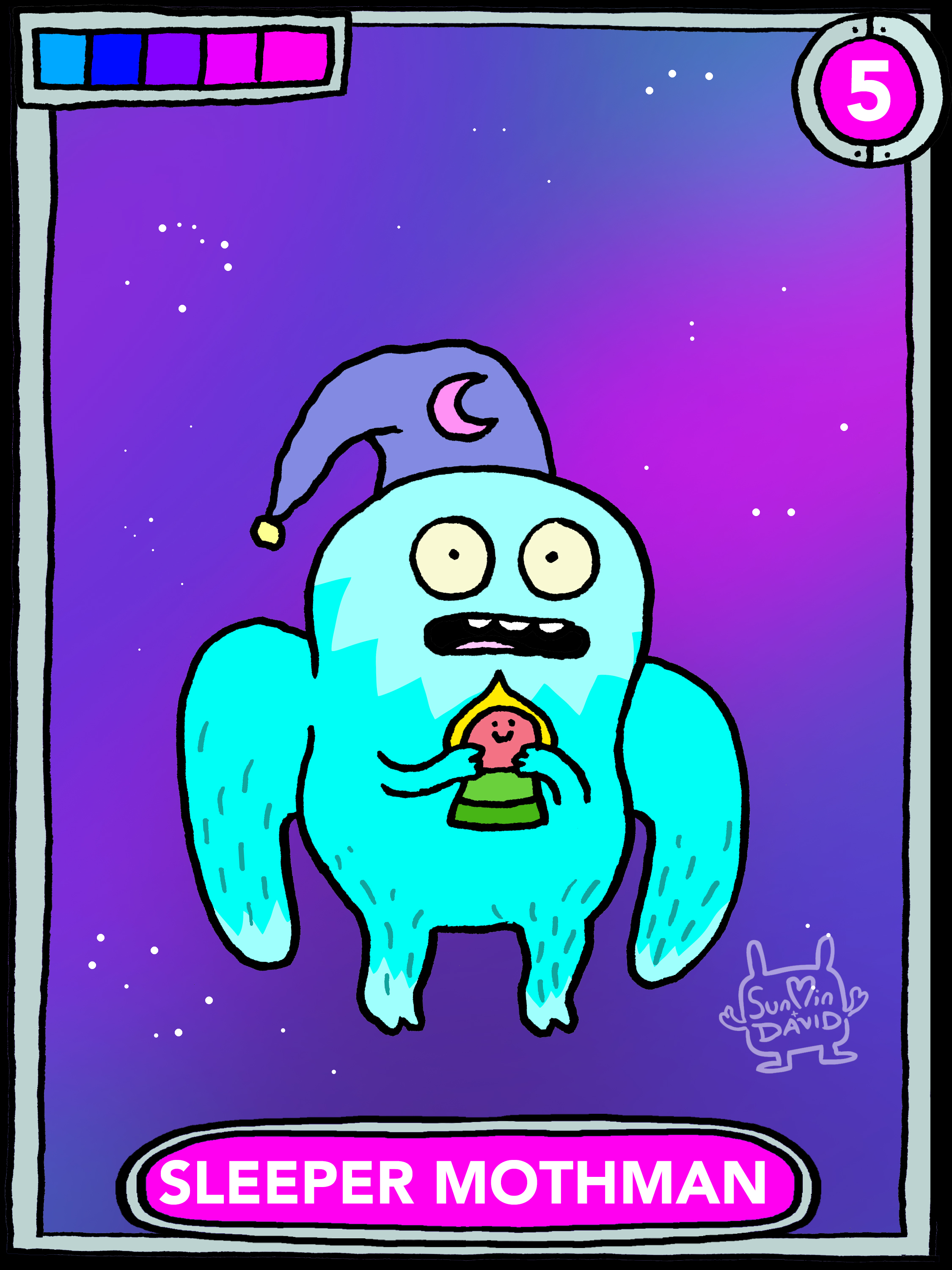 SLEEPER MOTHMAN CARD