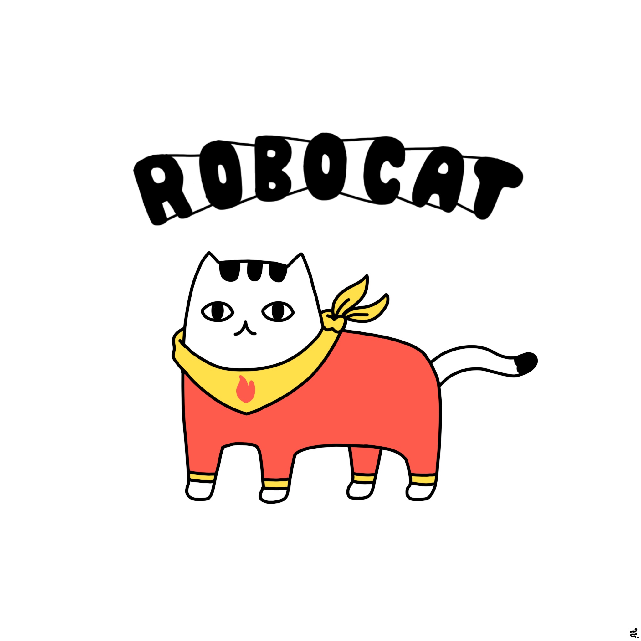 No.1 Robo Cat Red 