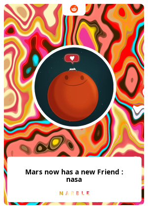 Mars now has a new Friend : nasa