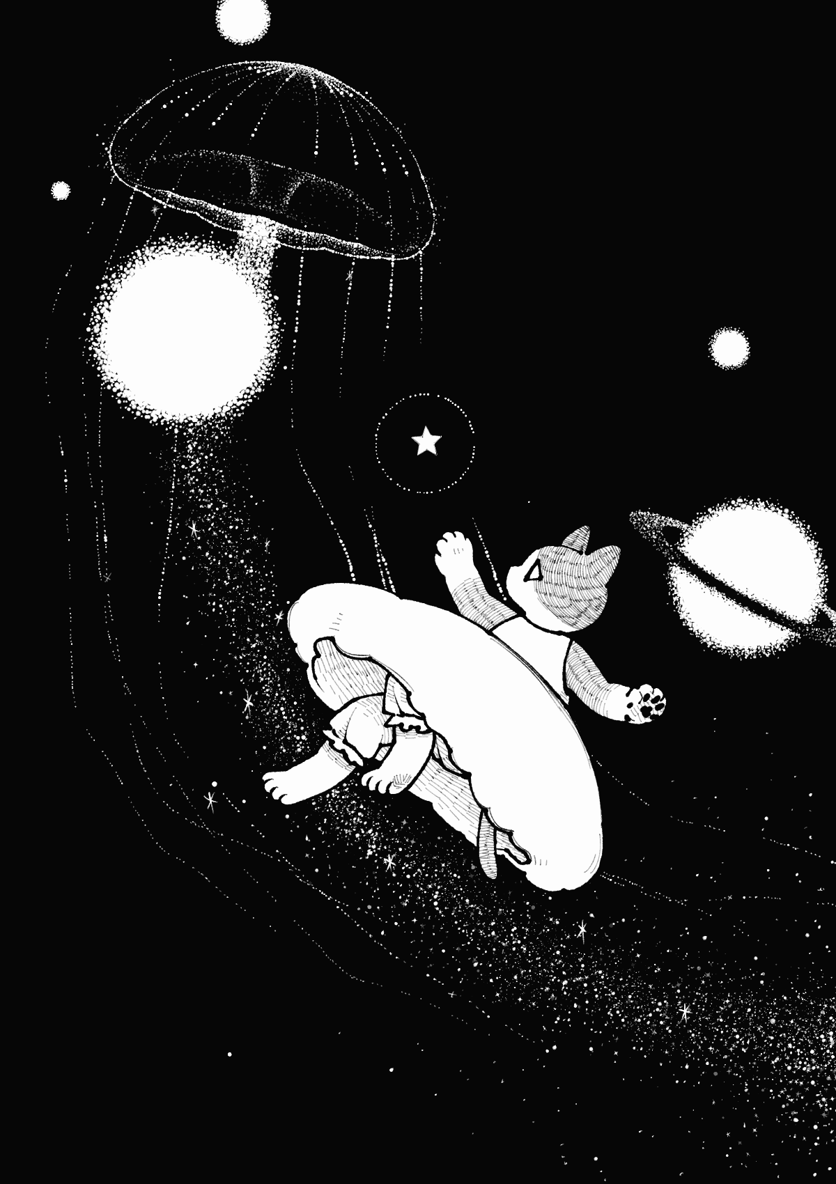 Cat and Tiny Star