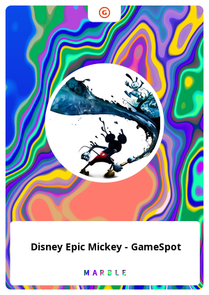 Disney Epic Mickey - GameSpot