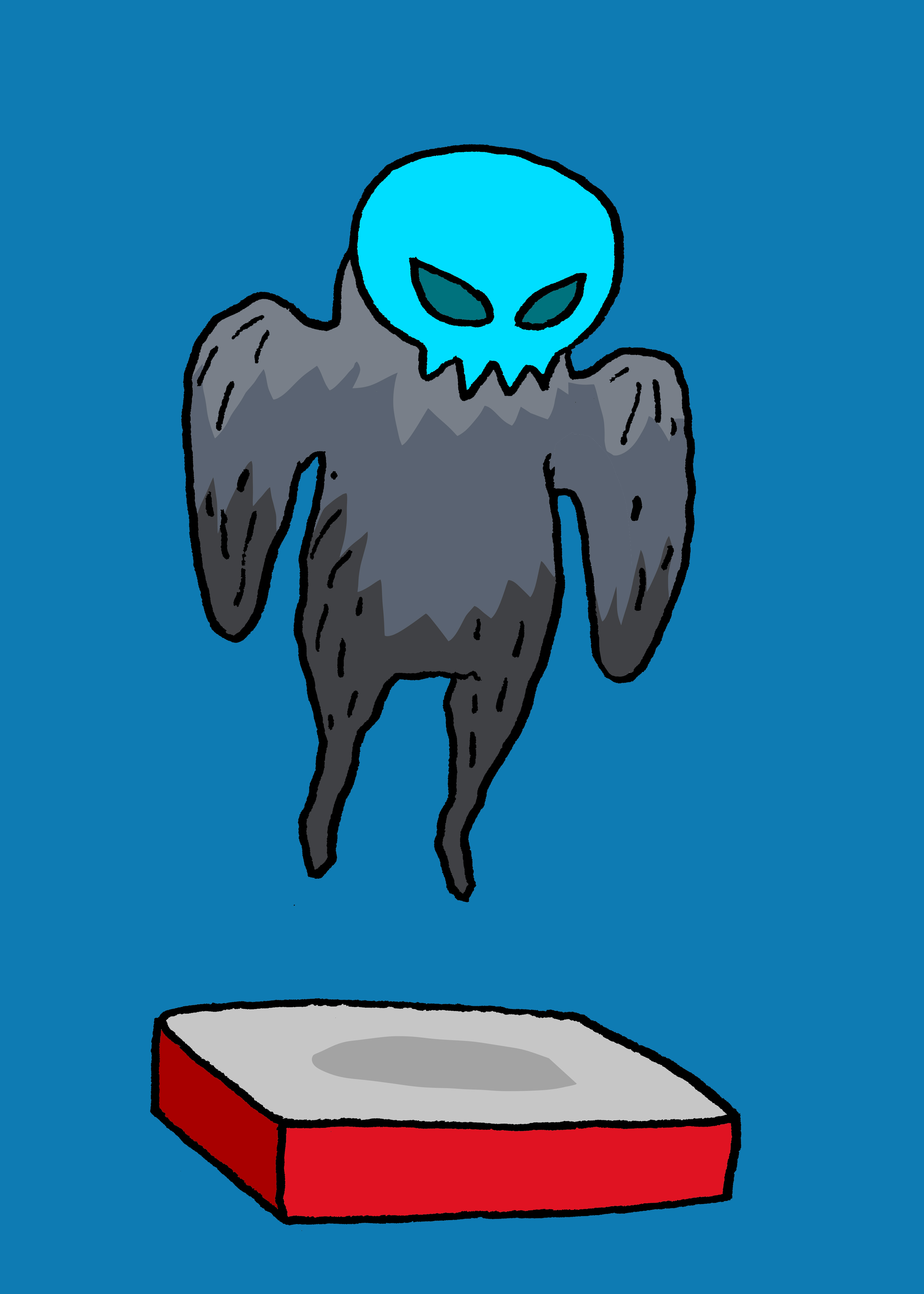 CRYSTAL SKULL MOTHMAN
