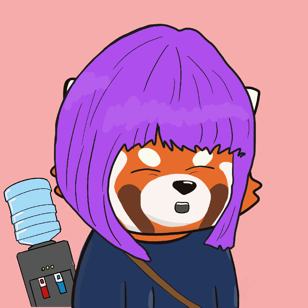 Okay Red Panda #7138
