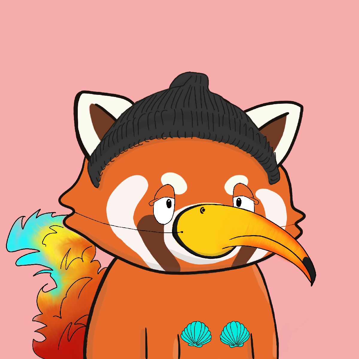 Okay Red Panda #7491