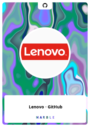 Lenovo · GitHub