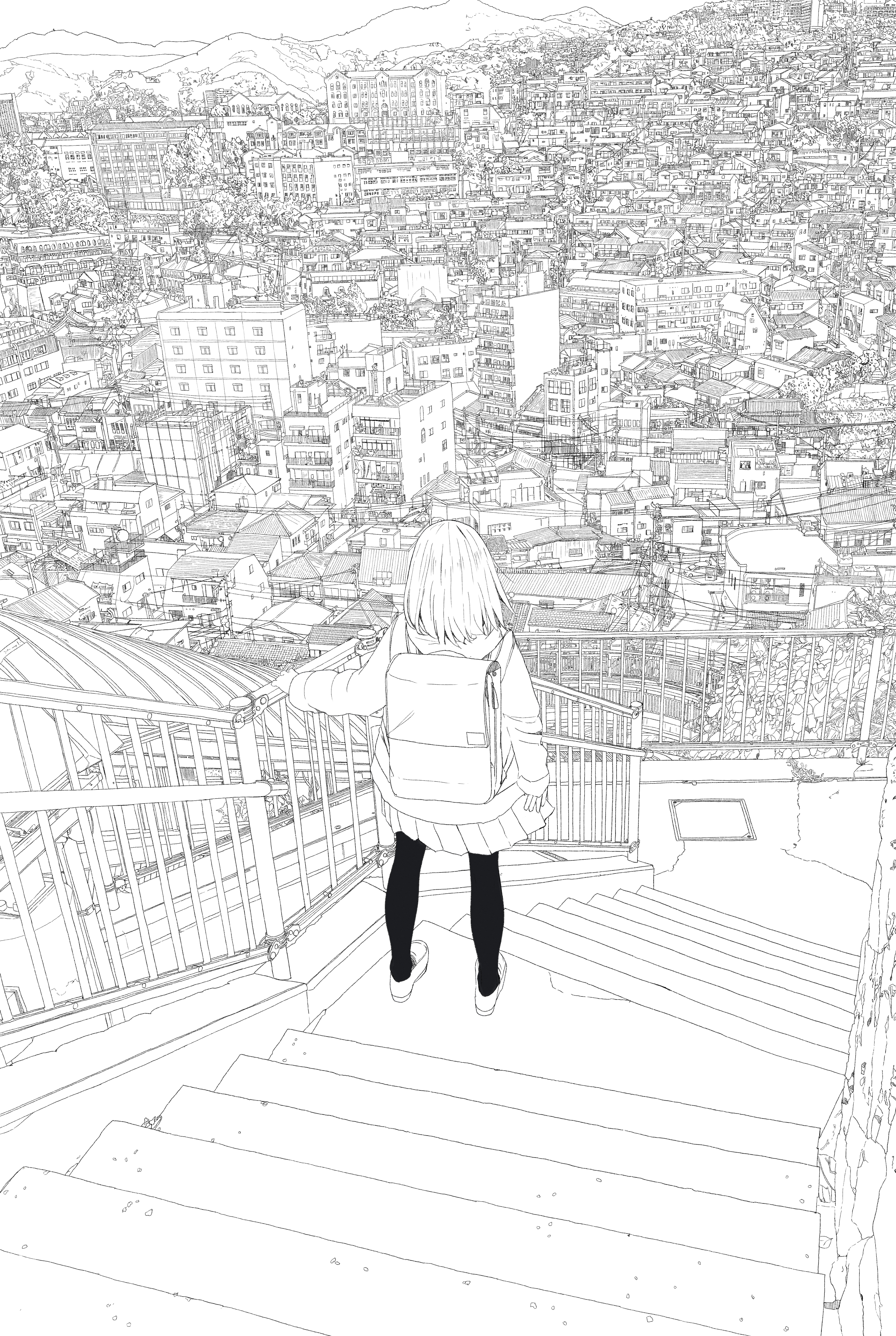 憧憬 Lineart version #8/100