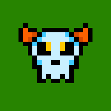 Kawaii SKULL #7796