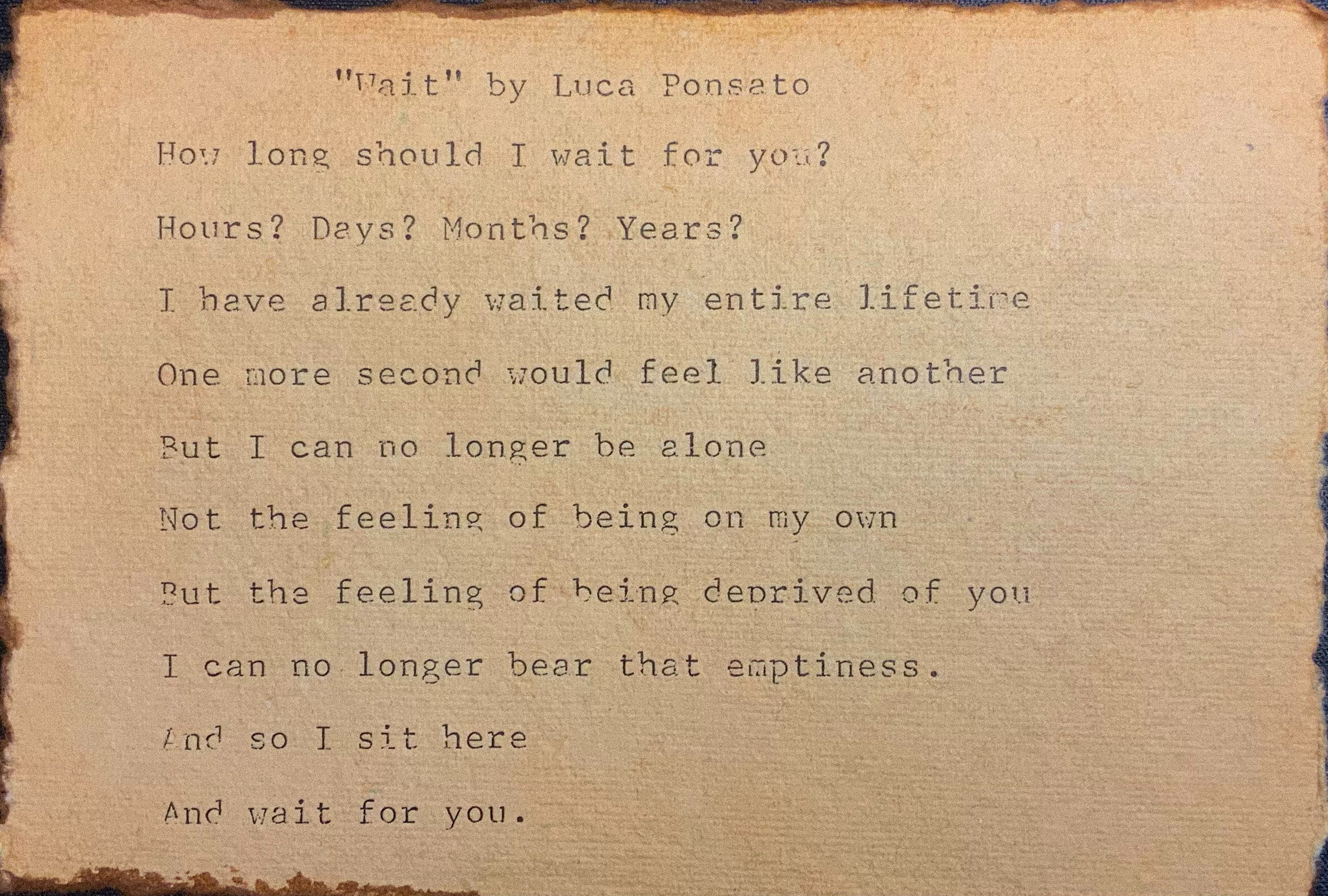 "Wait"