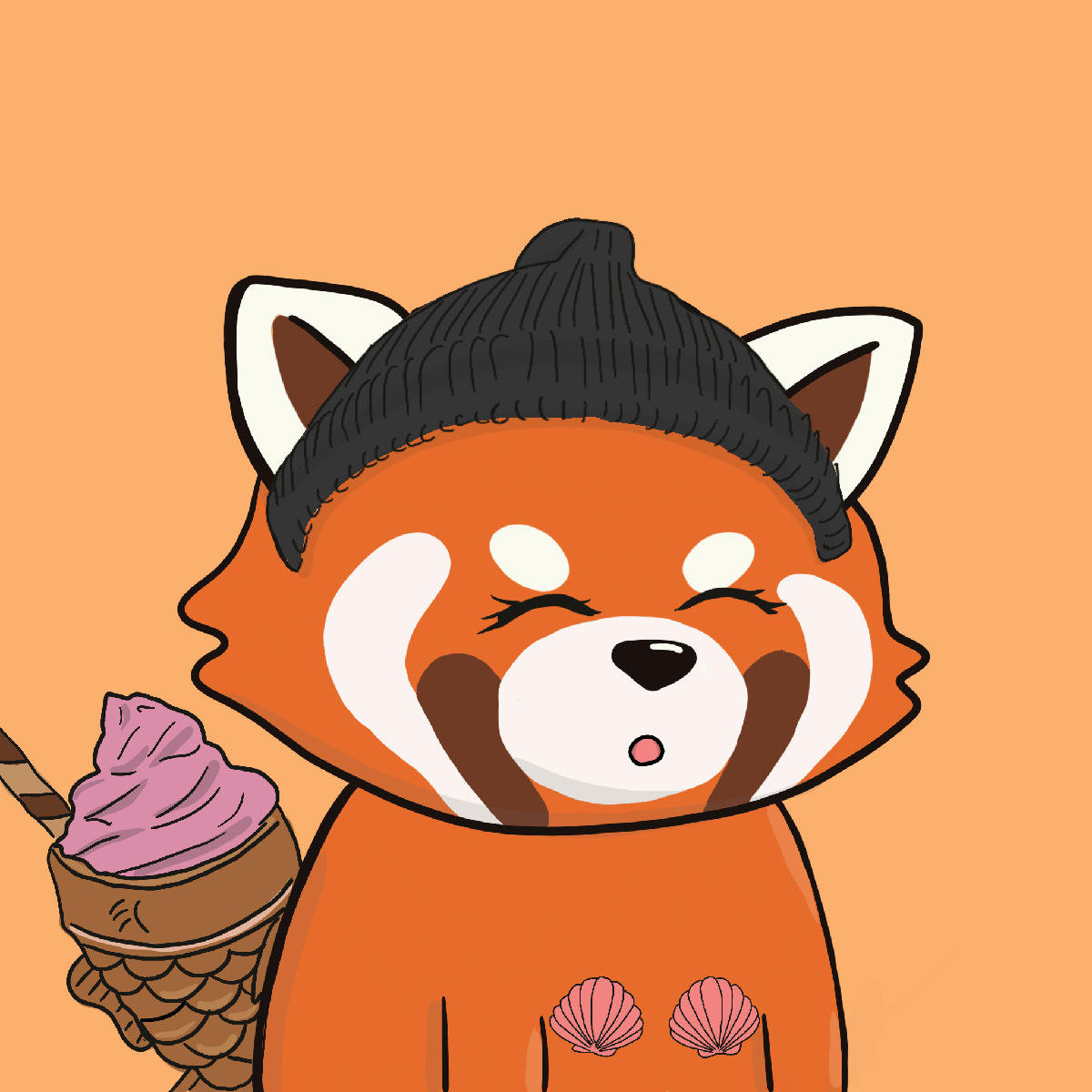 Okay Red Panda #7242