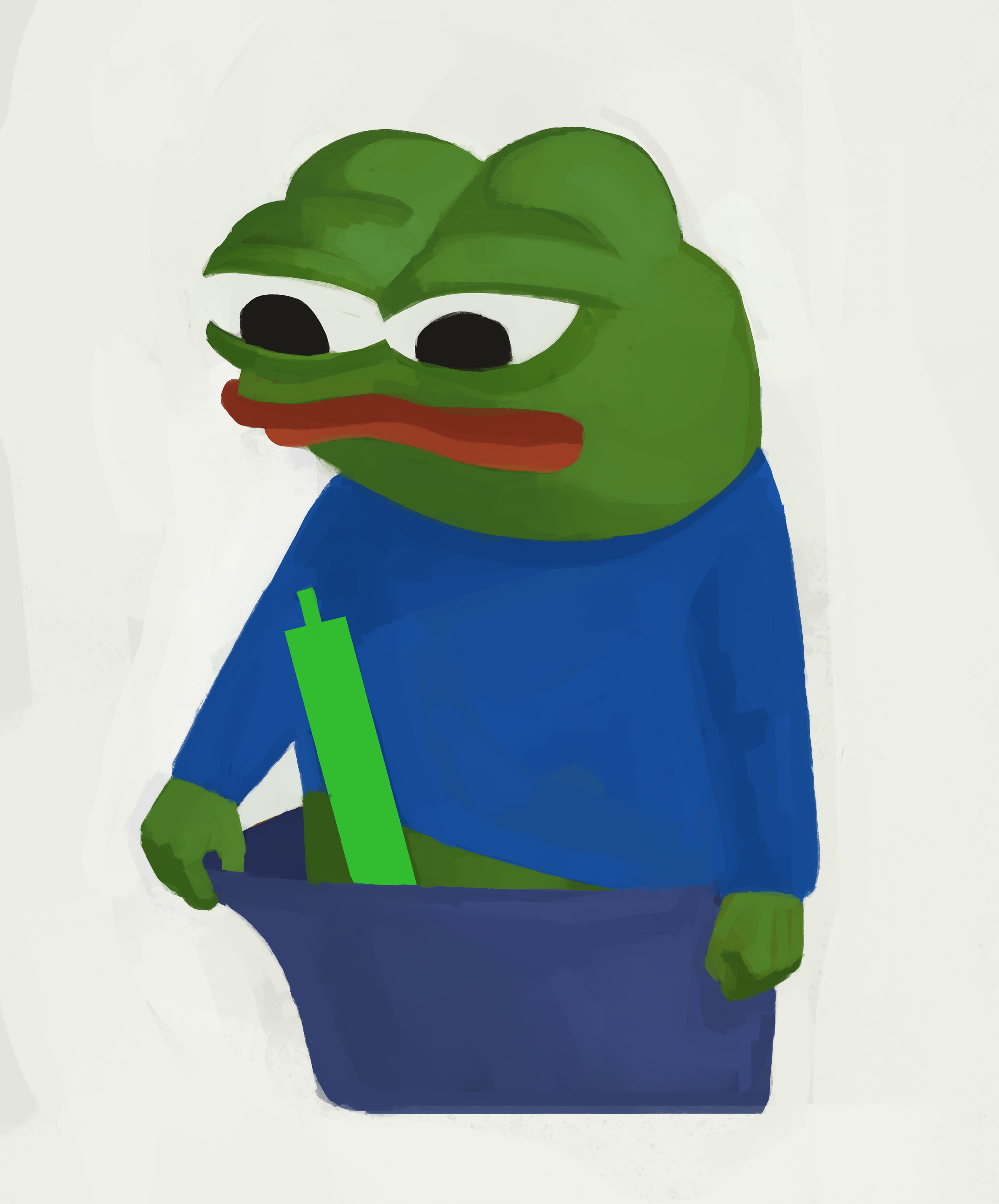 Candle boner Pepe