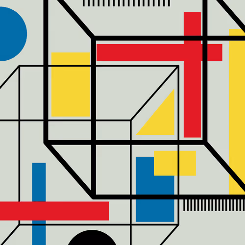 CryptoBauhaus: Twelve (get a 8x8 physical print mailed to you with purchase of this NFT)