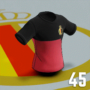Belgium Home Jersey 45