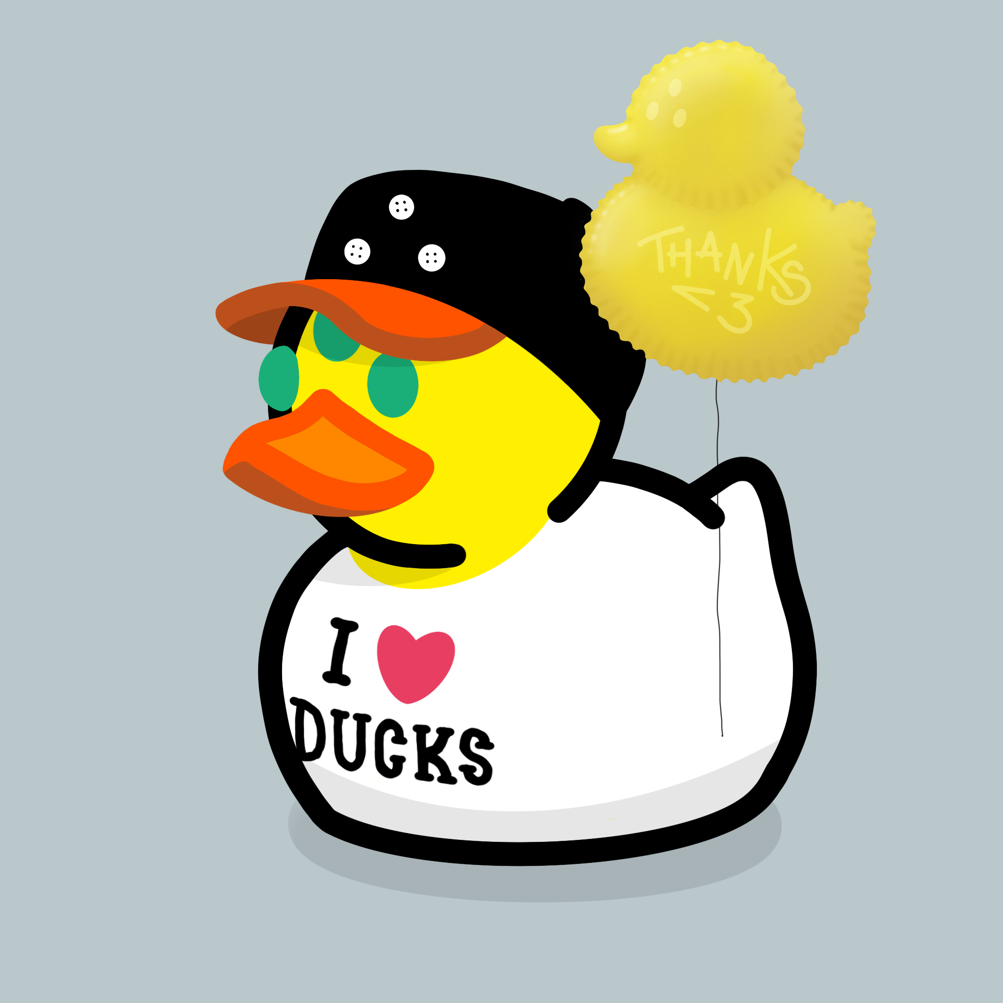 I < 3 Ducks | Crypto Ducks D951