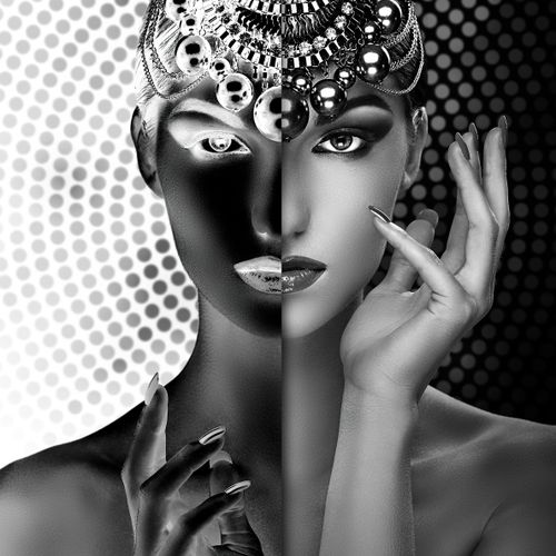 Black and White