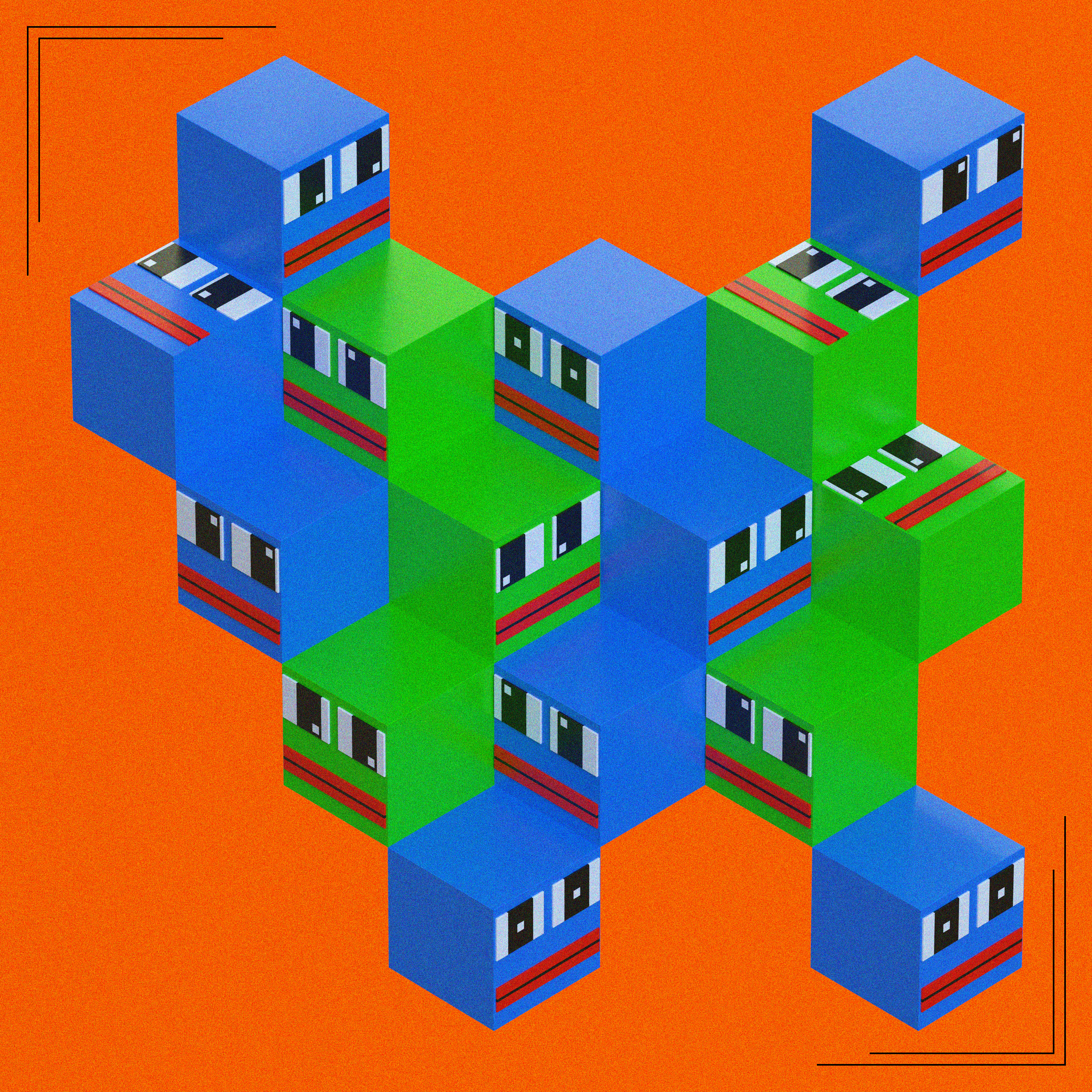 Isometric Pepe #5