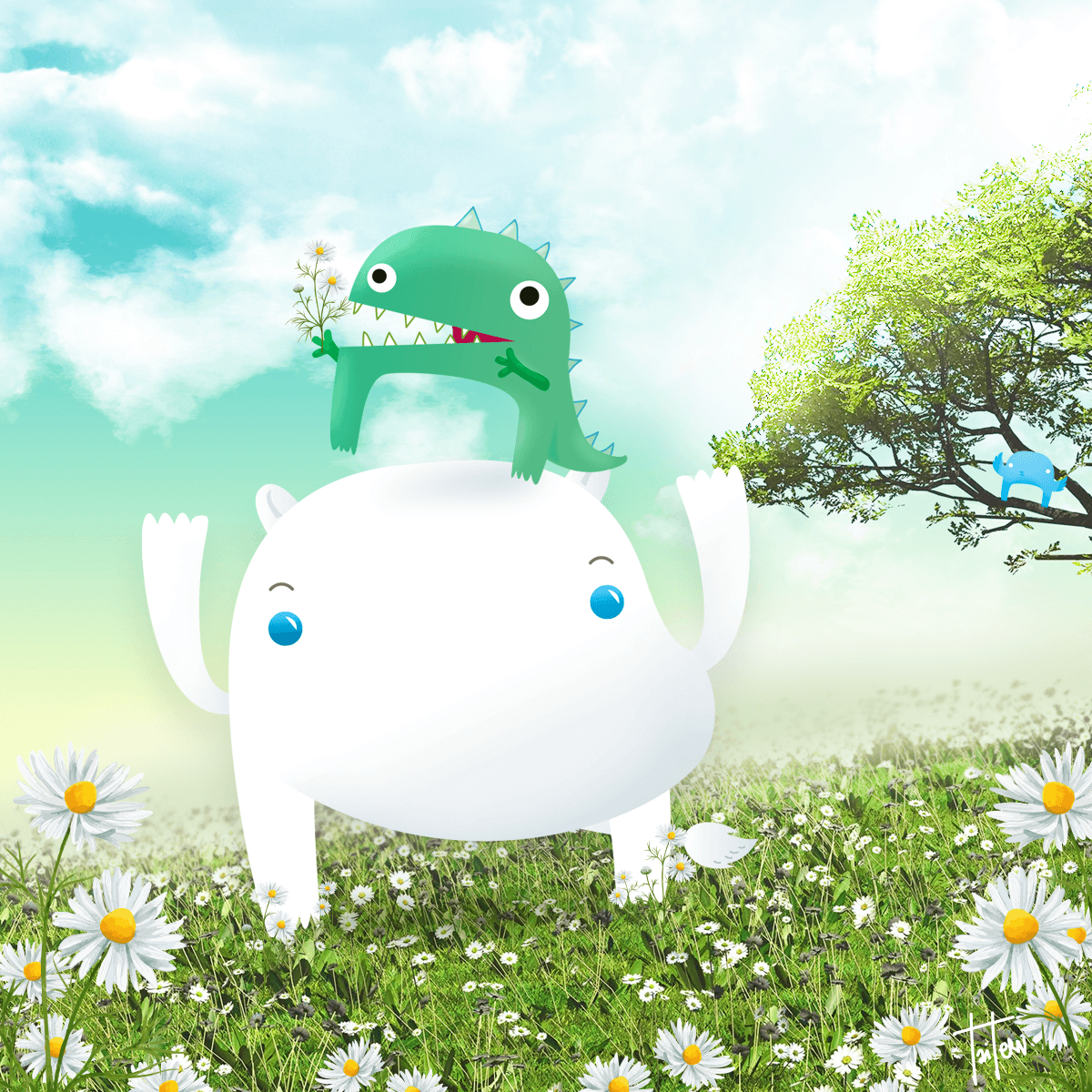 The Daisy Fields - KAPOODiorama001